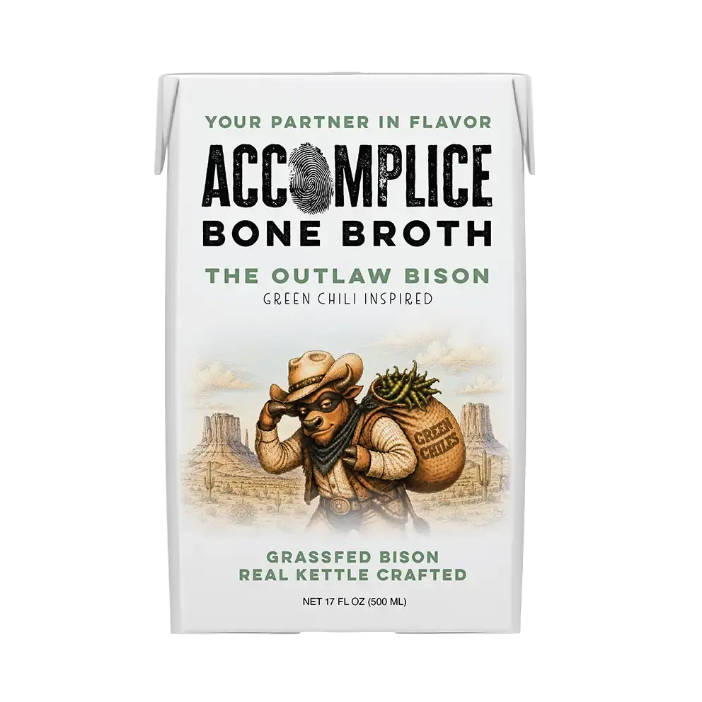 accomplice the outlaw bison packaging