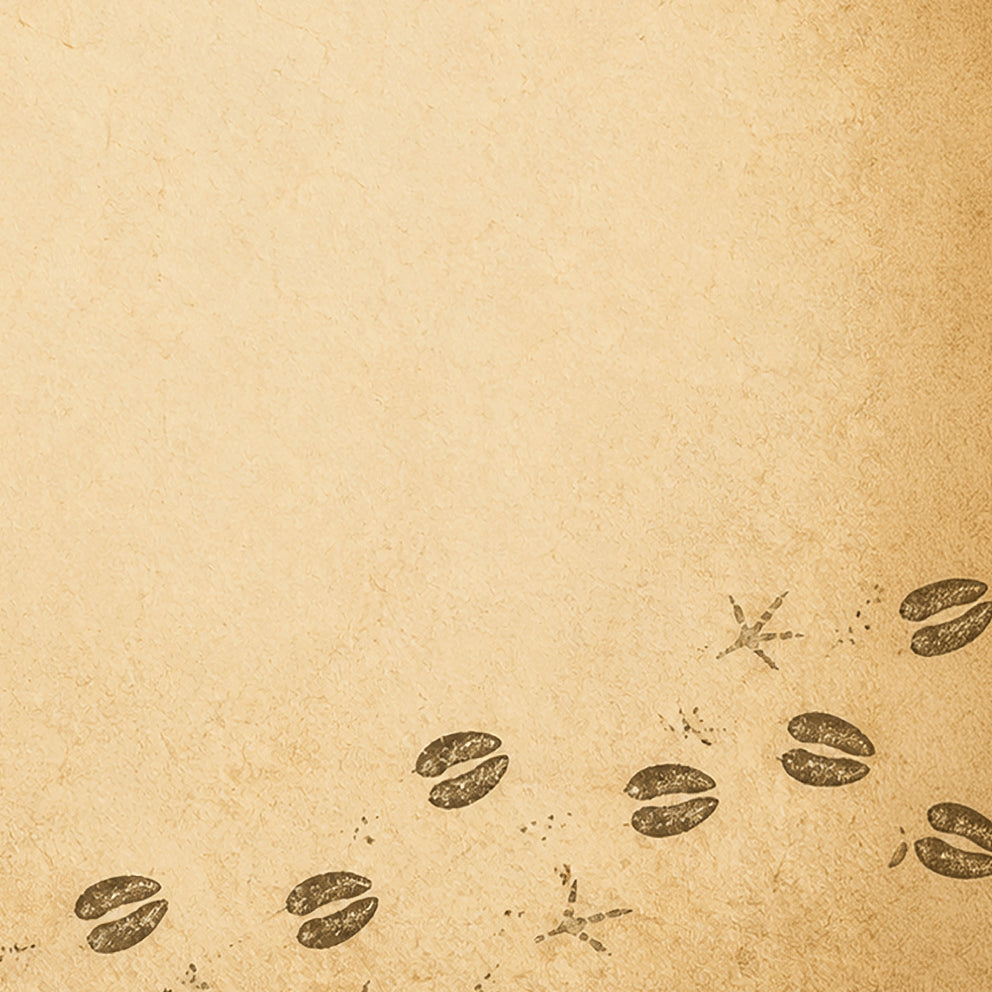 brown paper texture with accomplice footprint pattern across